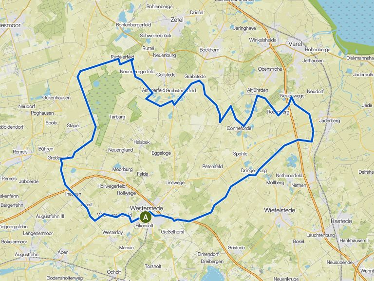 Muskeltour 82km ab 2025 | Rennrad-Tour | Komoot